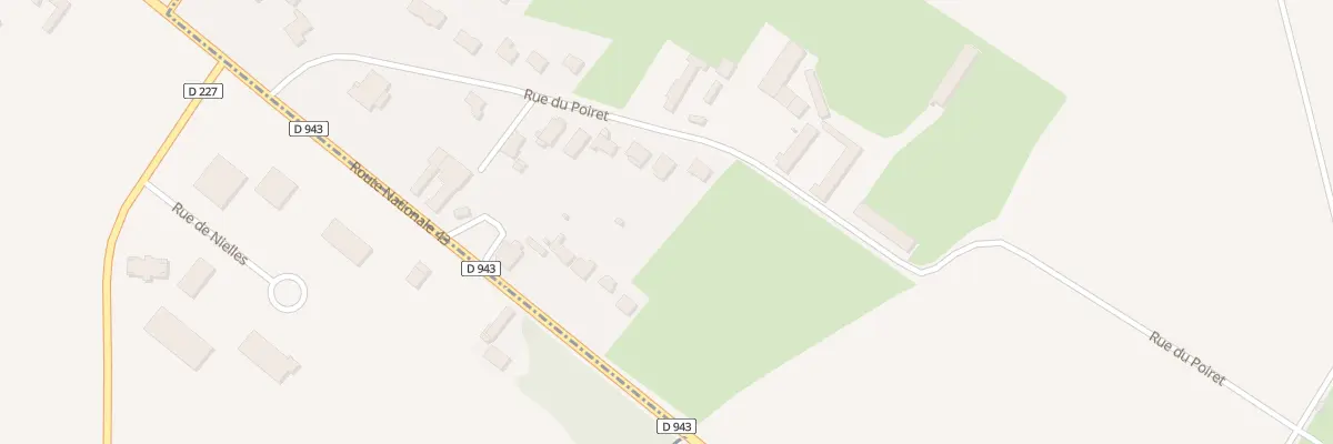 Plan du 25 Rue du Poiret à Nielles-lès-Ardres