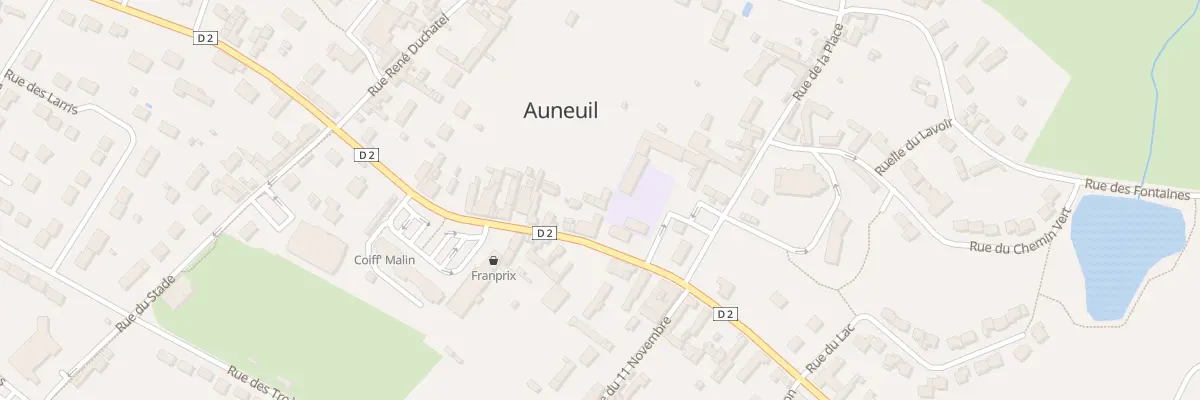 Plan du 205 Rue du Gen Leclerc à Auneuil