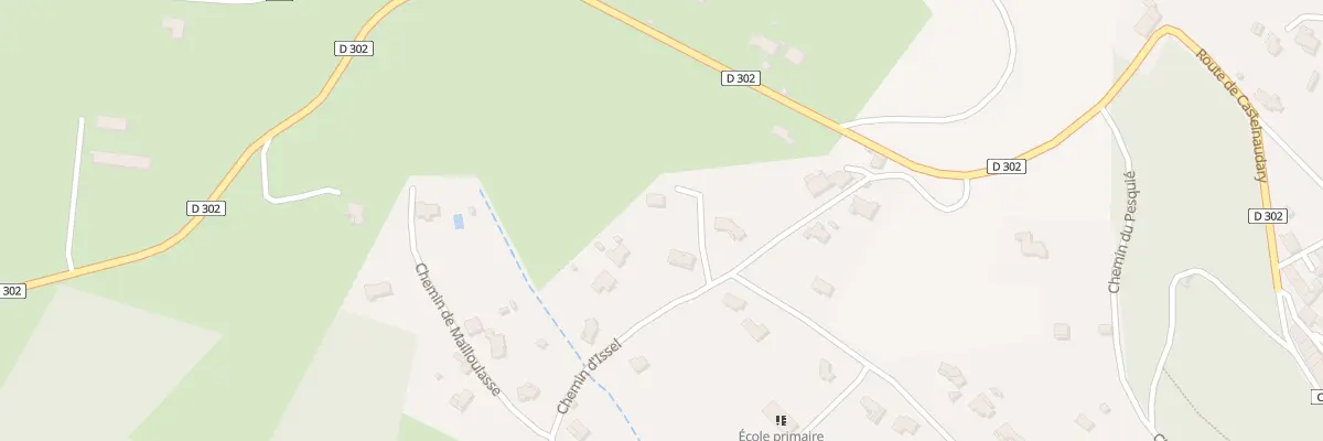 Plan du 10B Che d’Issel à Labécède-Lauragais