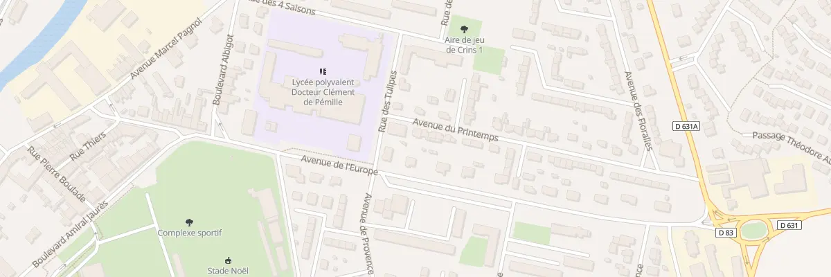 Plan du 2 Av du Printemps à Graulhet