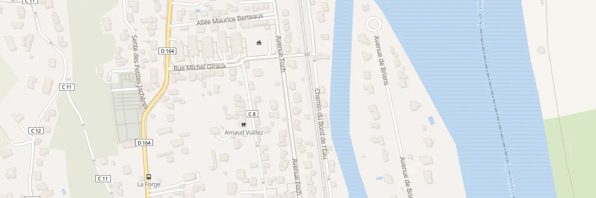 Plan du 568 Av du Maréchal Foch à Villennes-sur-Seine