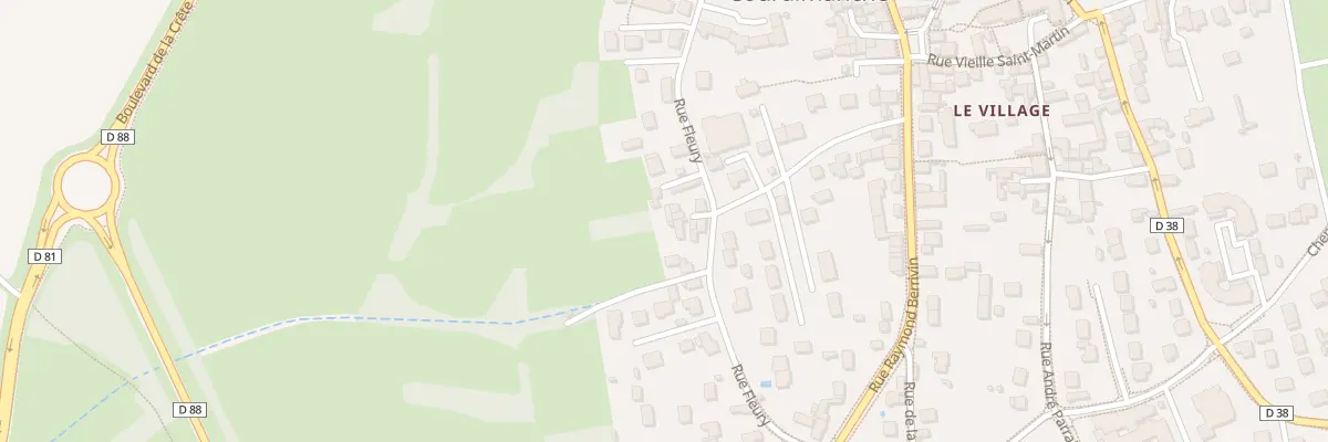 Plan du 22 Rue Fleury à Courdimanche