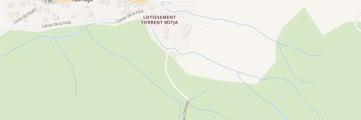 Plan du 5001F Coste de Casteillas à Nahuja