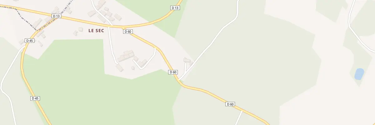 Plan du 8 Le Secq au Donzeil