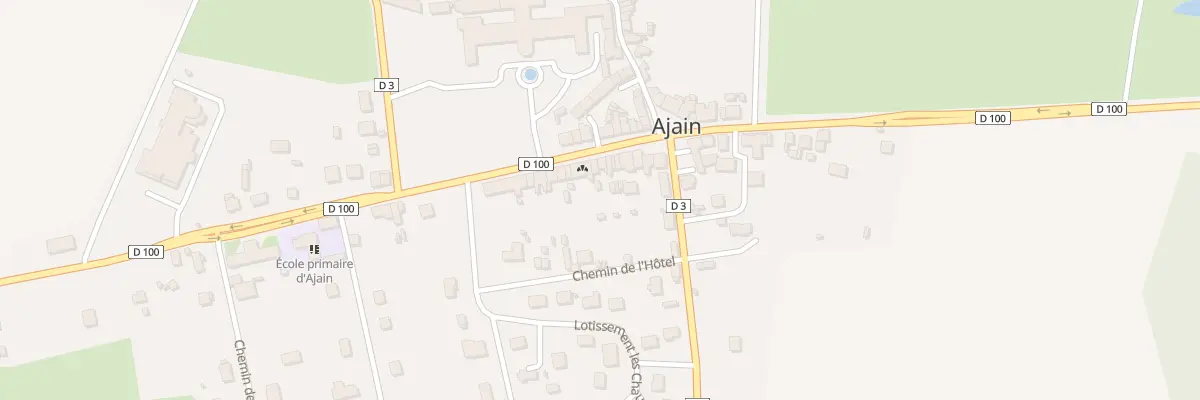Plan du 19 Rte de Guéret à Ajain