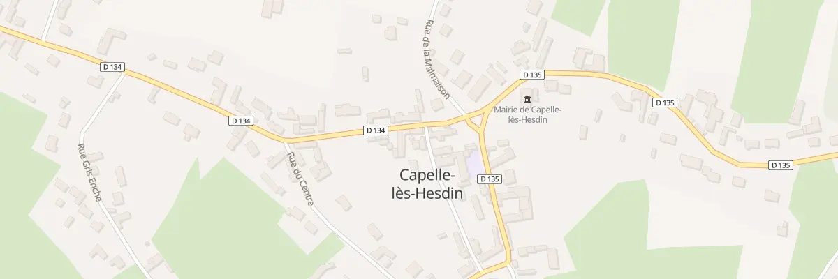 Plan du 6 Rue des Oeillets à Capelle-lès-Hesdin