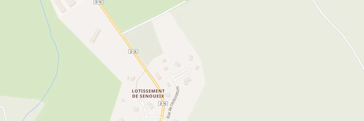 Plan du 5316 Senoueix à Gentioux-Pigerolles