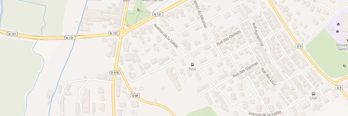 Plan du 12 Av de la Vallée à Issoudun