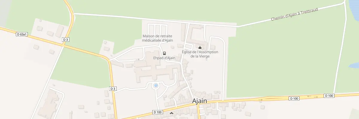 Plan du 2 Rue du Séminaire à Ajain
