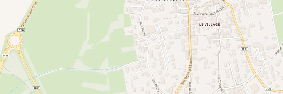 Plan du 30 Rue Fleury à Courdimanche