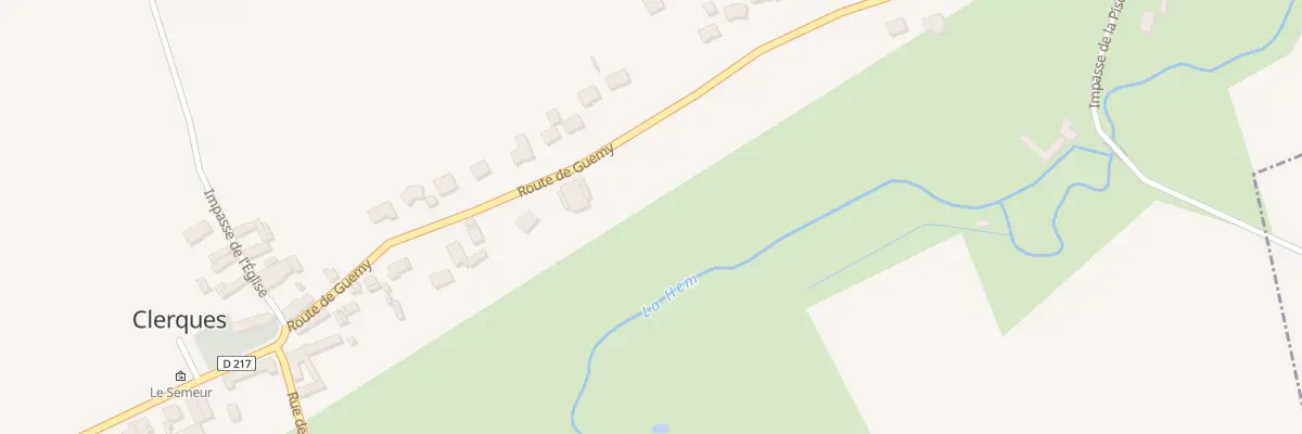Plan du 5099 Le Long Courtil à Clerques