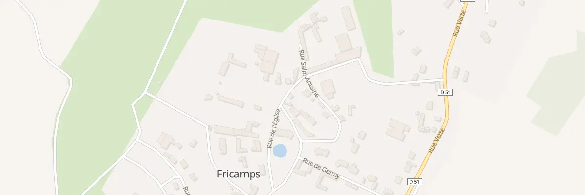 Plan du 5048 Rue de l’Église à Fricamps