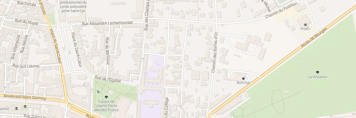 Plan du 17B Rue des Champs à Issoudun