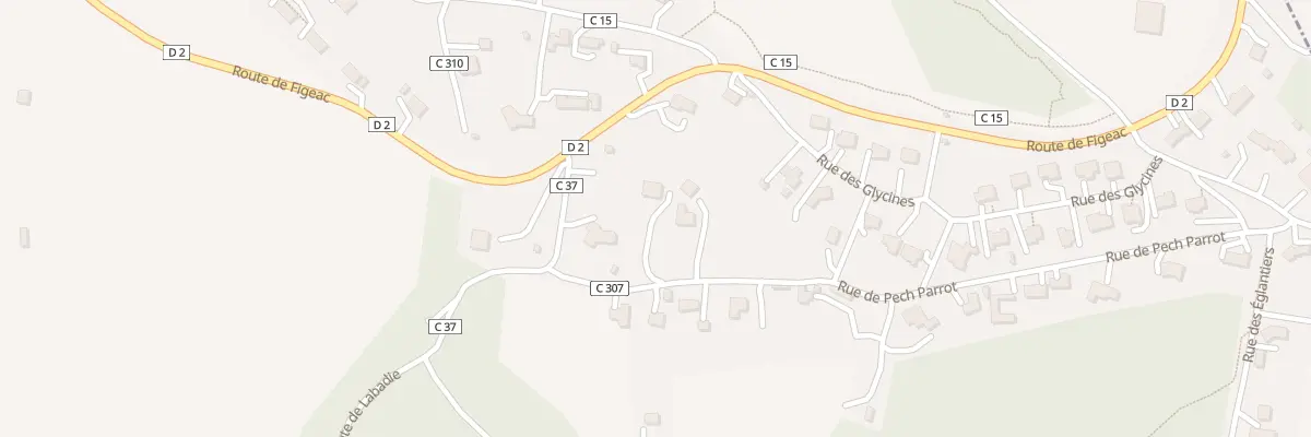 Plan du 460 Rue de Pech Parrot à Lissac-et-Mouret