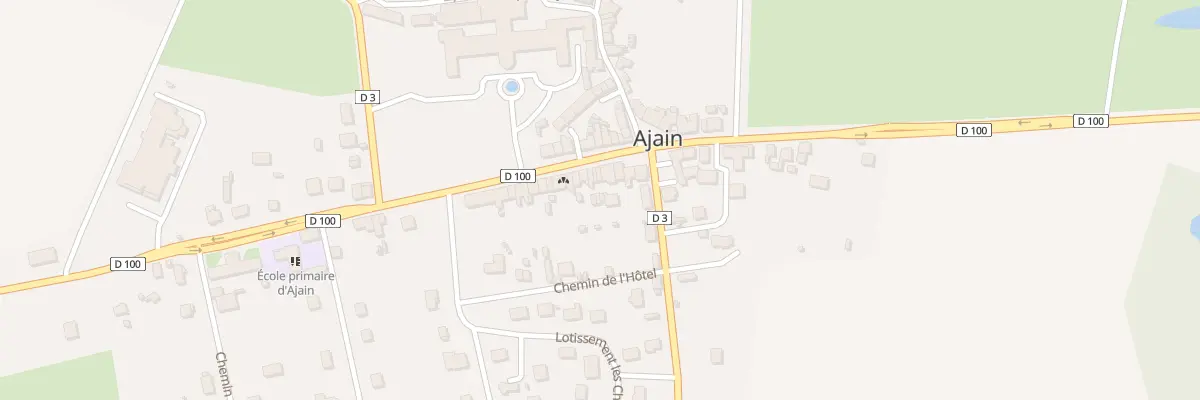 Plan du 11 Rte de Guéret à Ajain