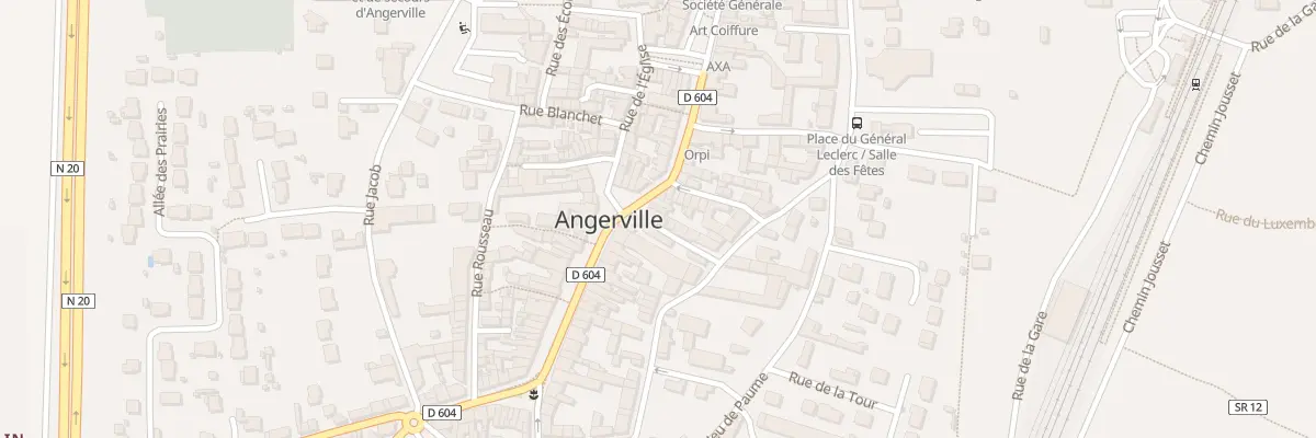 Plan du 65 Rue Nationale à Angerville