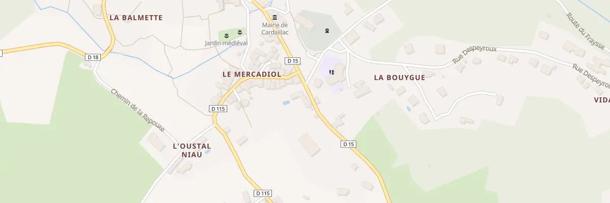 Plan du 5088 Rue du 11 Mai 1944 à Cardaillac