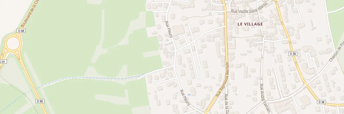 Plan du 32 Rue Fleury à Courdimanche