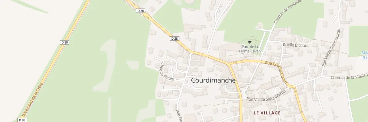 Plan du 4 Rue Fleury à Courdimanche