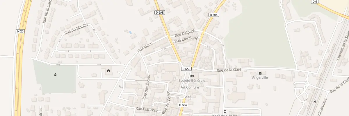 Plan du 7 Rue de Dourdan à Angerville