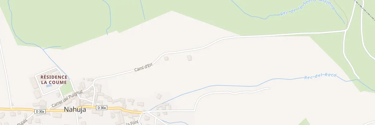Plan du 9001 La Couloumine à Nahuja