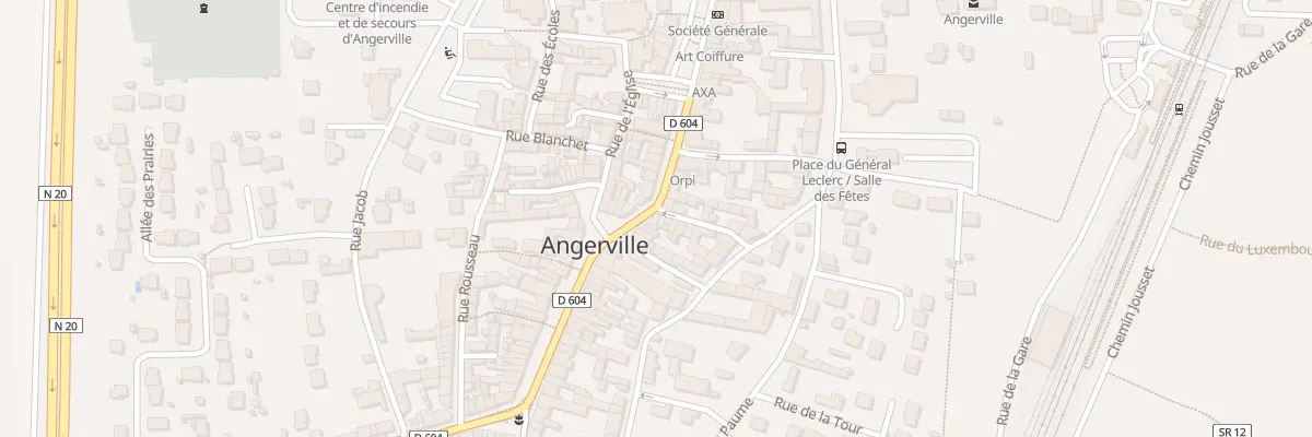 Plan du 59 Rue Nationale à Angerville