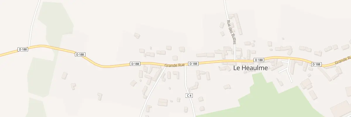 Plan du 40 Gr Grande Rue au Heaulme