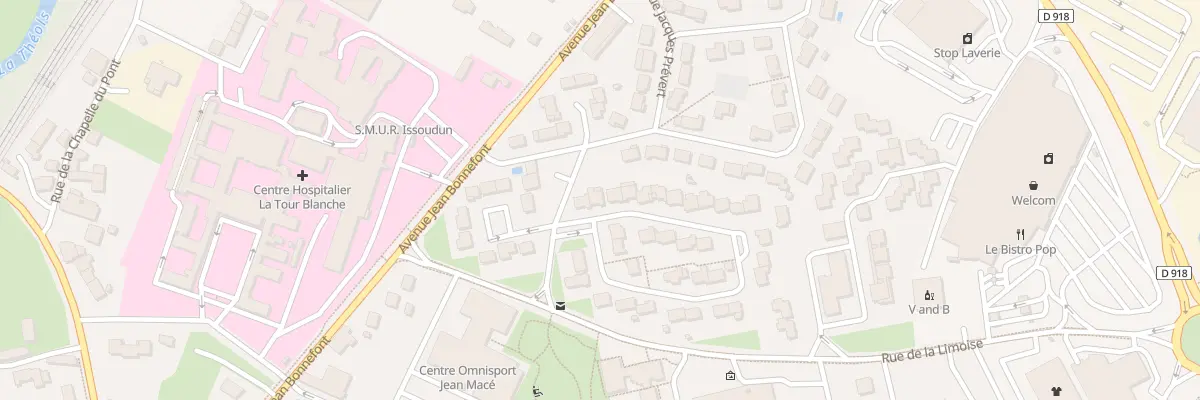 Plan du 3 Rue Jean Moulin à Issoudun