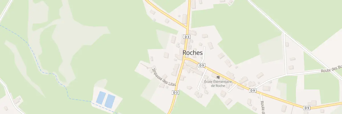 Plan du 12 Rue de la Pierre aux Fees à Roches