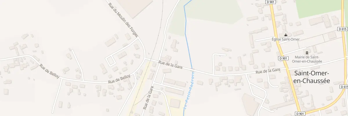 Plan du 14B Rue de la Gare à Saint-Omer-en-Chaussée