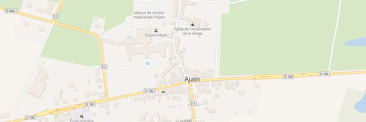 Plan du 4 Rue de l’Église à Ajain