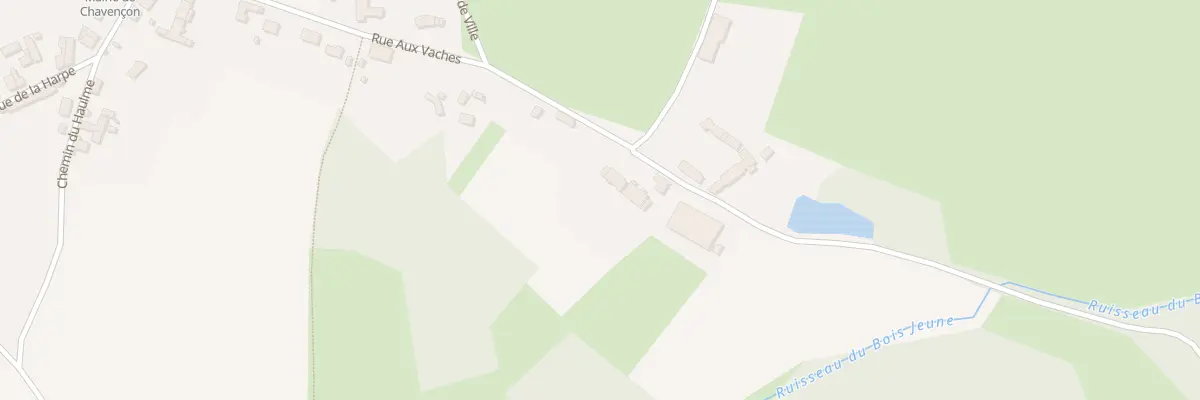 Plan du 18 Rue aux Vaches à Chavençon
