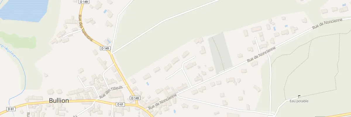 Plan du 4 Clos de l’Eglise à Bullion