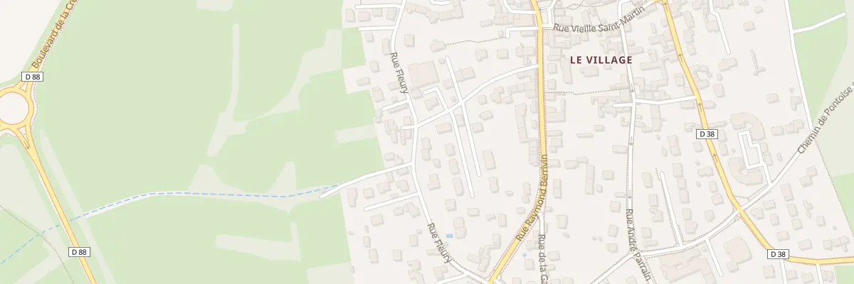 Plan du 19B Rue Fleury à Courdimanche