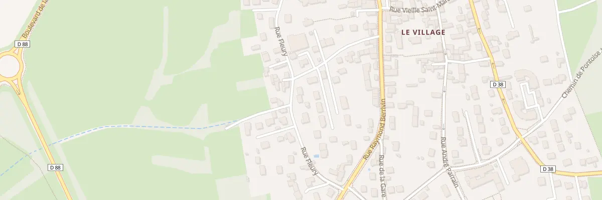 Plan du 21 Rue Fleury à Courdimanche