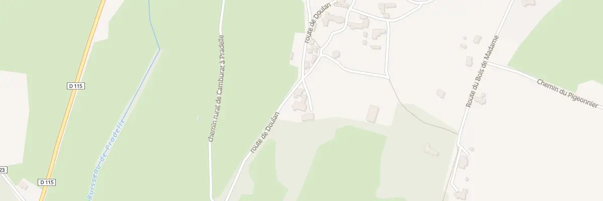 Plan du 2 Chem Malagorsse à Camburat