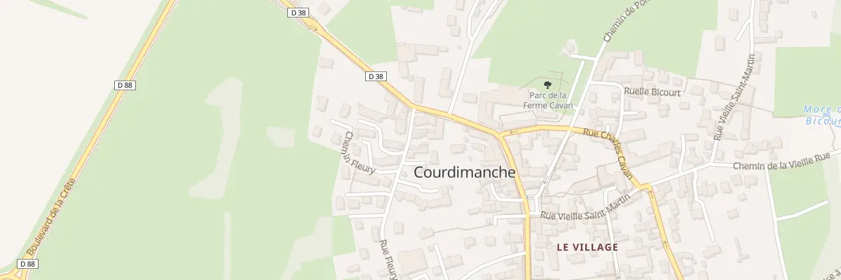 Plan du 5 Rue Fleury à Courdimanche