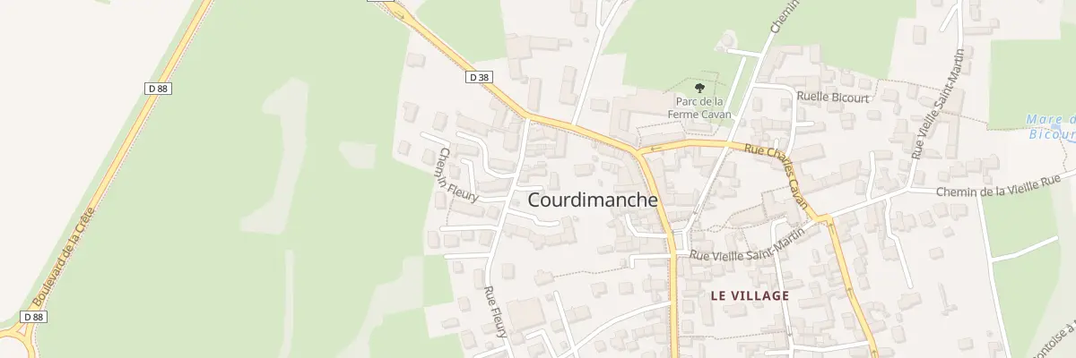 Plan du 9 Rue Fleury à Courdimanche