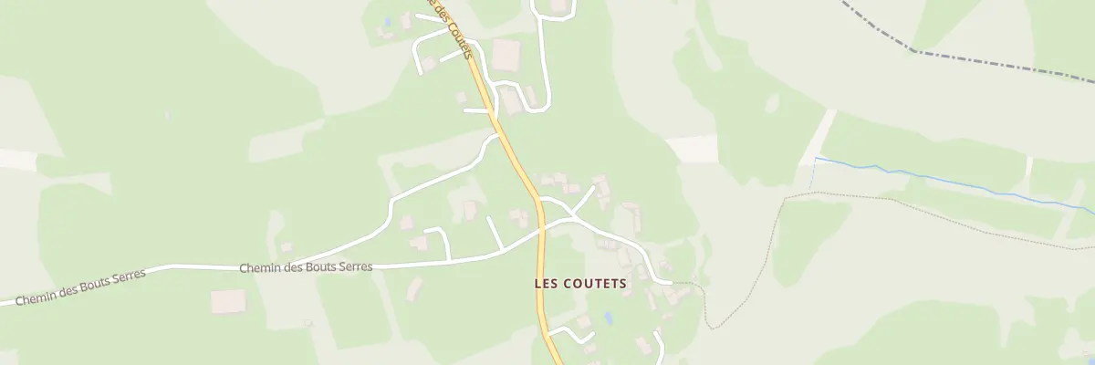 Plan du 5693 Les Coutets à La Rouquette