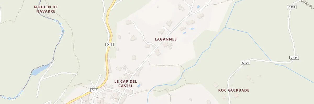 Plan du 5003A Lagannes à Cardaillac