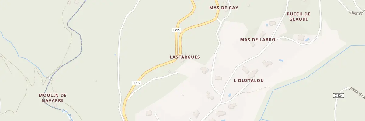 Plan du 5033F Lasfargues à Cardaillac
