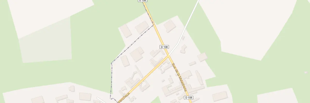 Plan du 46 Rue de la Maladrerie à Yvrench