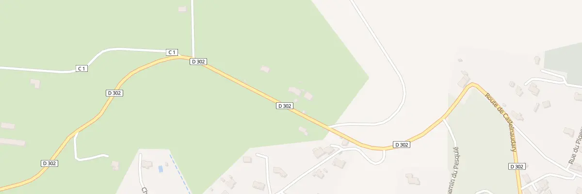 Plan du 106 Rte de Castelnaudary à Labécède-Lauragais