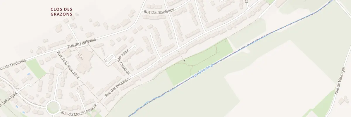 Plan du 44 Rue des Peupliers à Saint-Jean-de-Braye