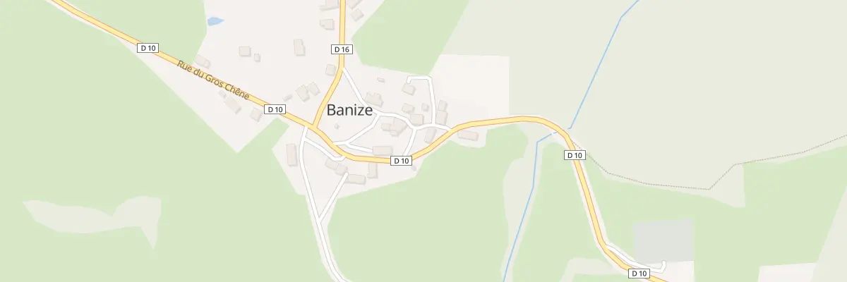 Plan du 1 Rue de l’Eglise à Banize