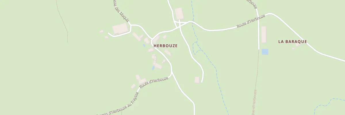 Plan du 1875 Rte d’Herbouze à Sousceyrac-en-Quercy