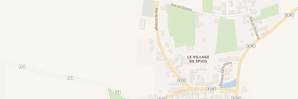 Plan du 9 Rue de la Forge à Chaussy