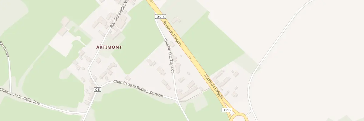 Plan du 9001 Che Eric Teyssot à Frémécourt