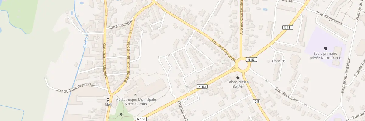 Plan du 30 Rue Neuve des Capucins à Issoudun