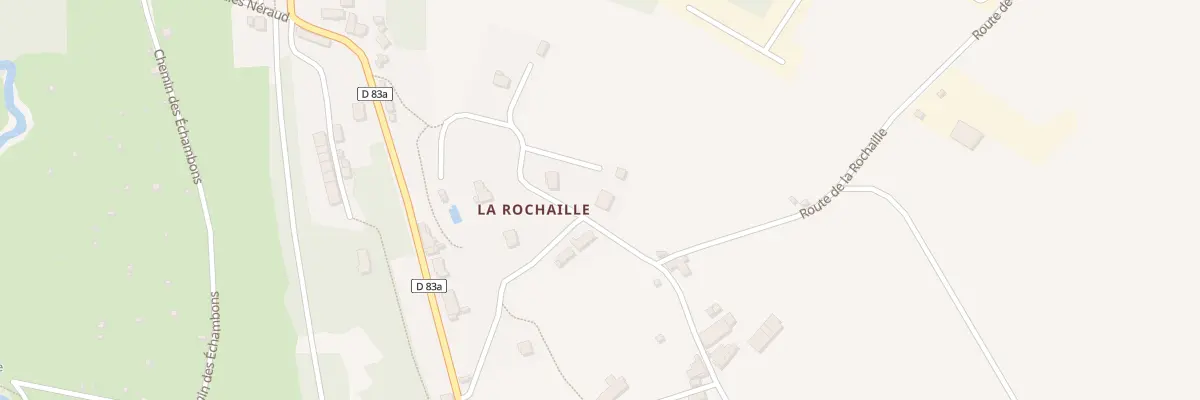 Plan du 23 La Rochaille à La Châtre